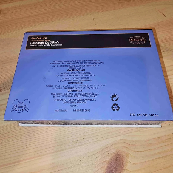 NEW Disney The Nutcracker And The Four‎ Realms Limited Edition Pin Set Of 3 - Picture 2 of 4